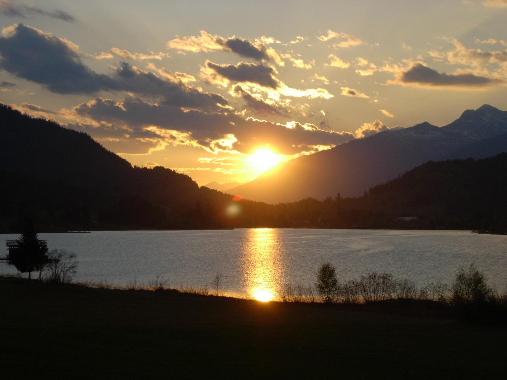 Appartamento Haus Heimat Weissensee Esterno foto